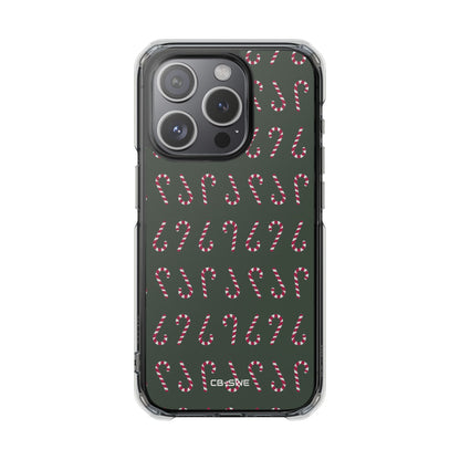 Candy Canes Aligned iPhone Case - Impact