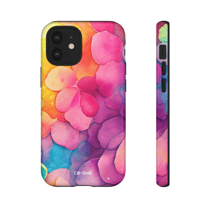 Vibrant Petal Fusion - iPhone Case
