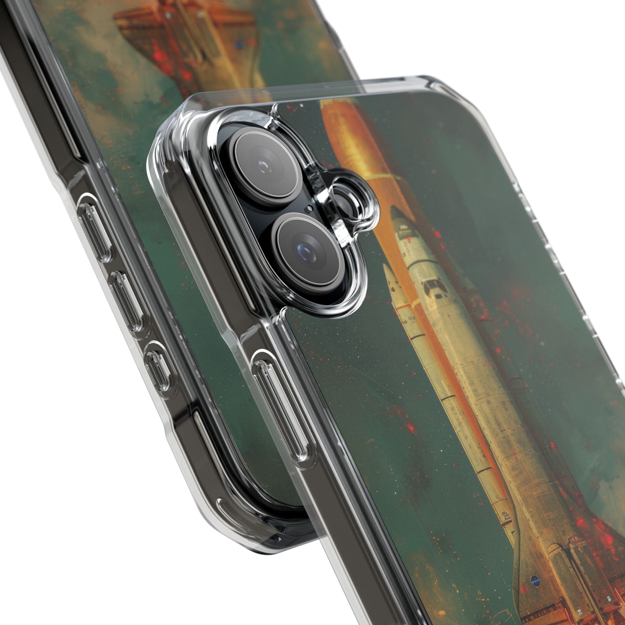 Cosmic Shuttle Ascent iPhone 16 - Impact Clear+