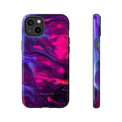 Deep Purple Ink Art - Protective Phone Case