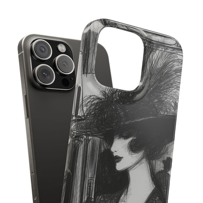 Timeless Elegance in Monochrome iPhone 16 - Slim Phone Case