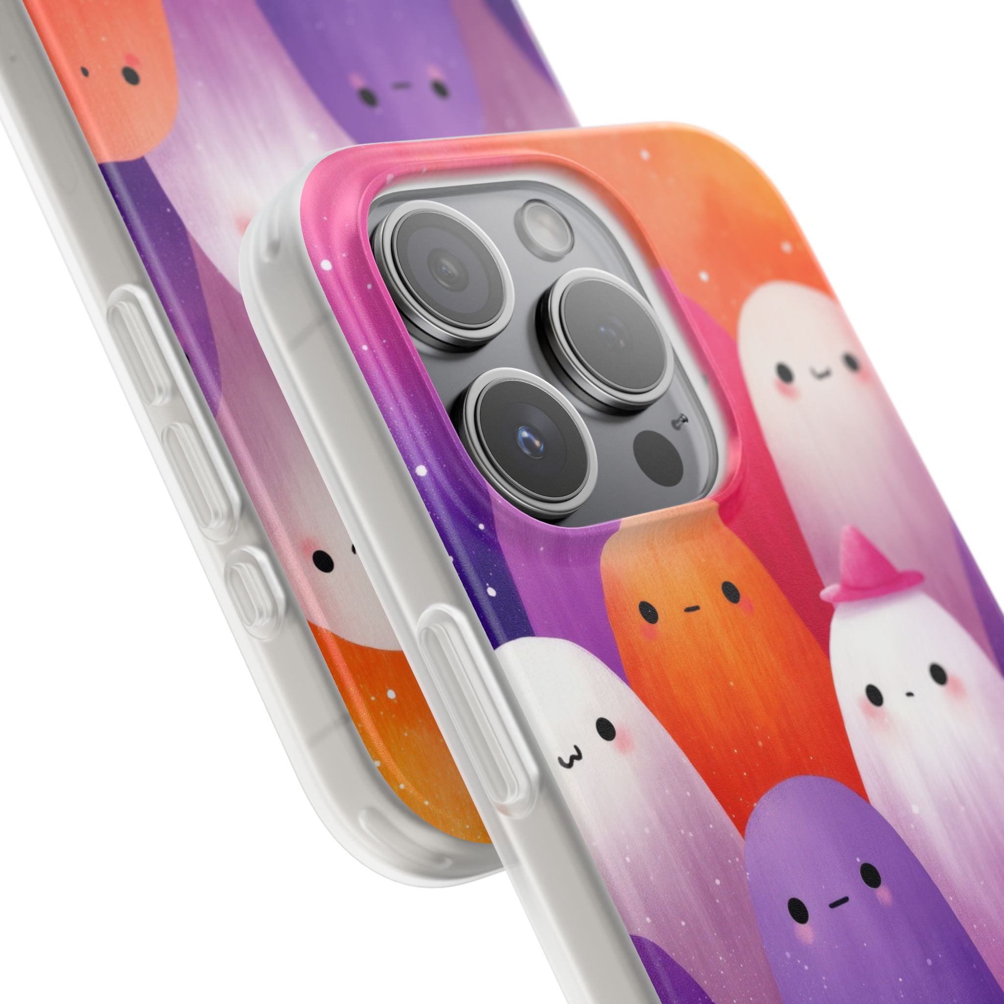 Ghostly Glow iPhone 15 Pro Case - Soft