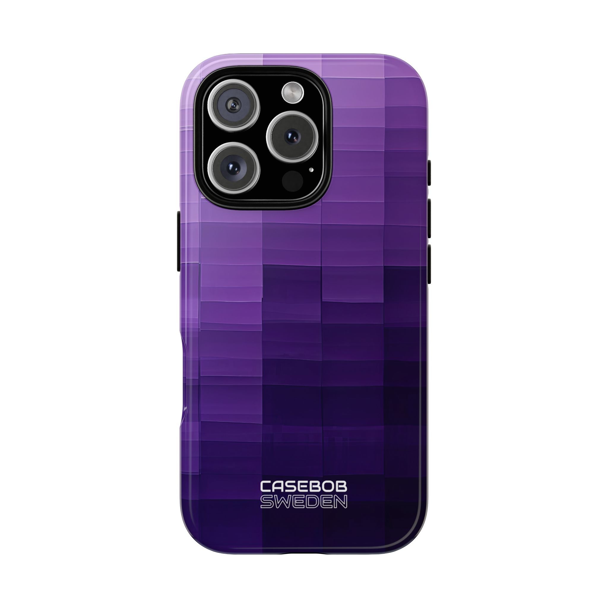 Paarse Horizon Raster iPhone 16 - Tough