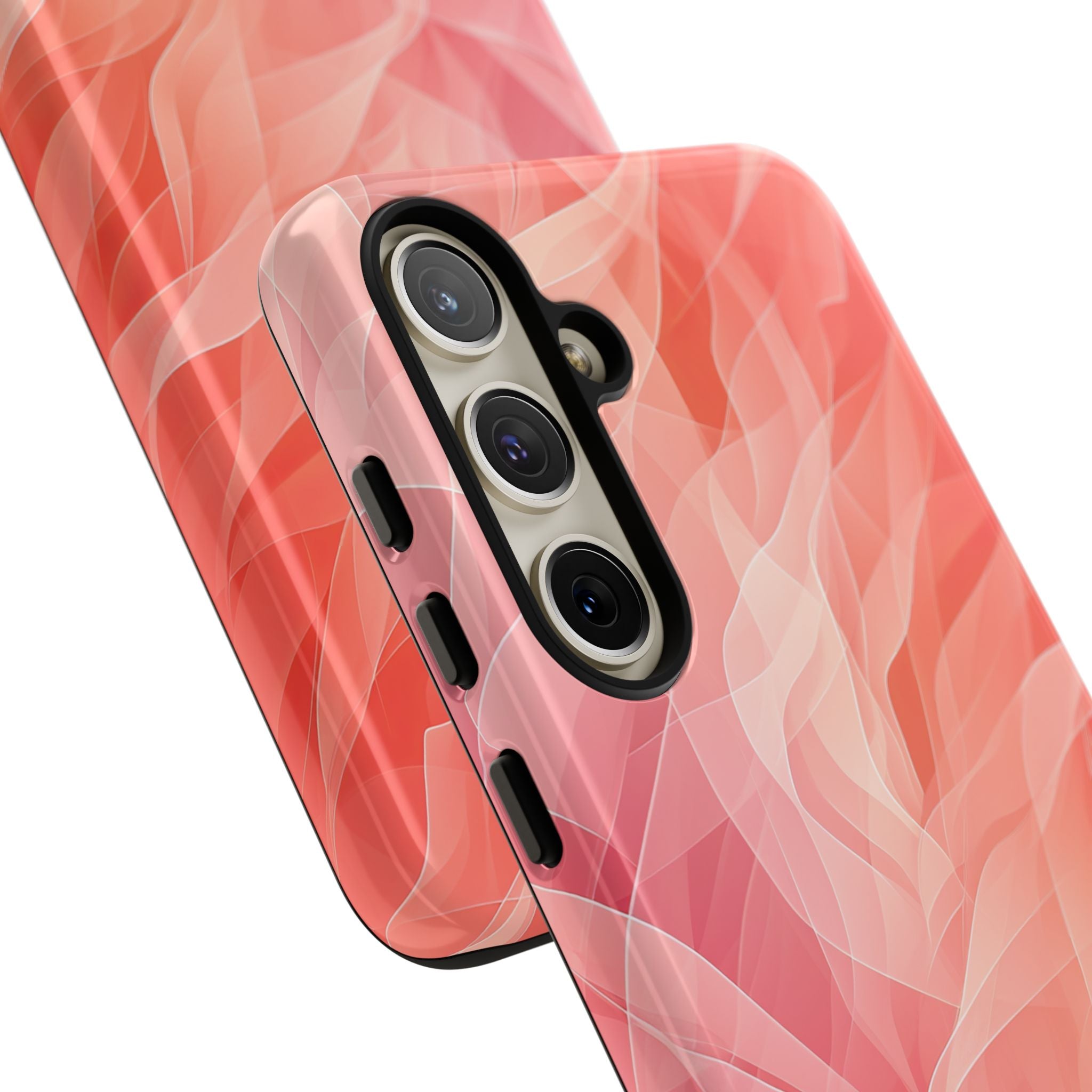 Peach Wave Drift Samsung S24 Plus Case - Tough