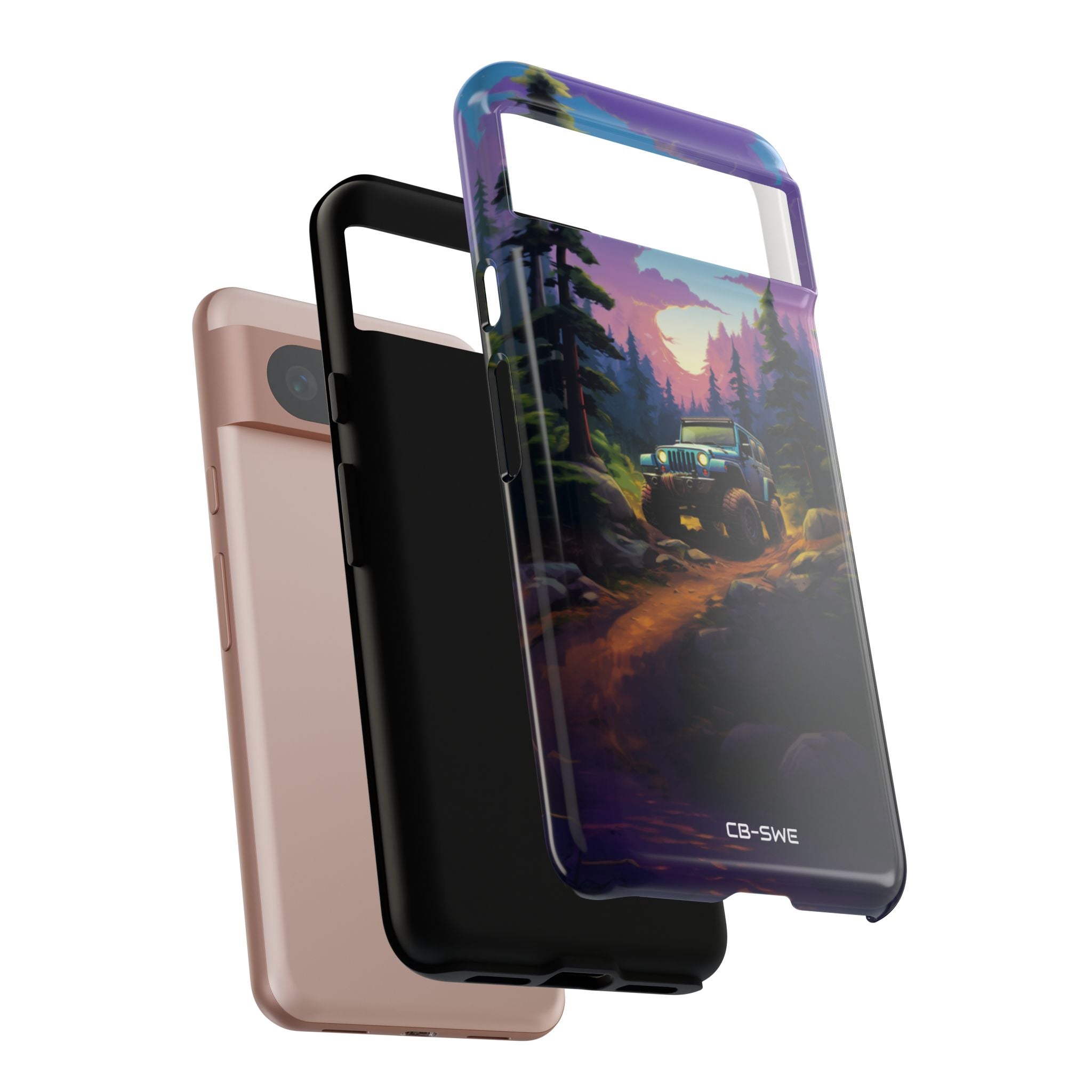 Sunset Forest Drive - Google Pixel Case