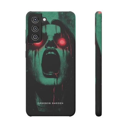 Haunting Glow of Gothic Eyes Samsung S21 - Slim Phone Case