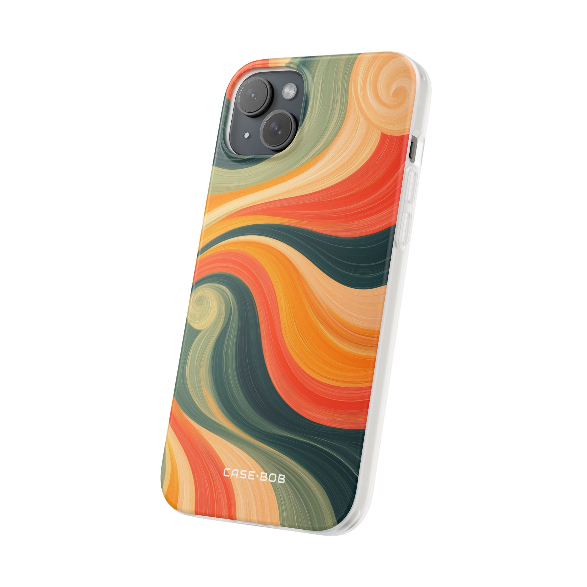 Swirling Ember iPhone 15 Plus Case - Soft