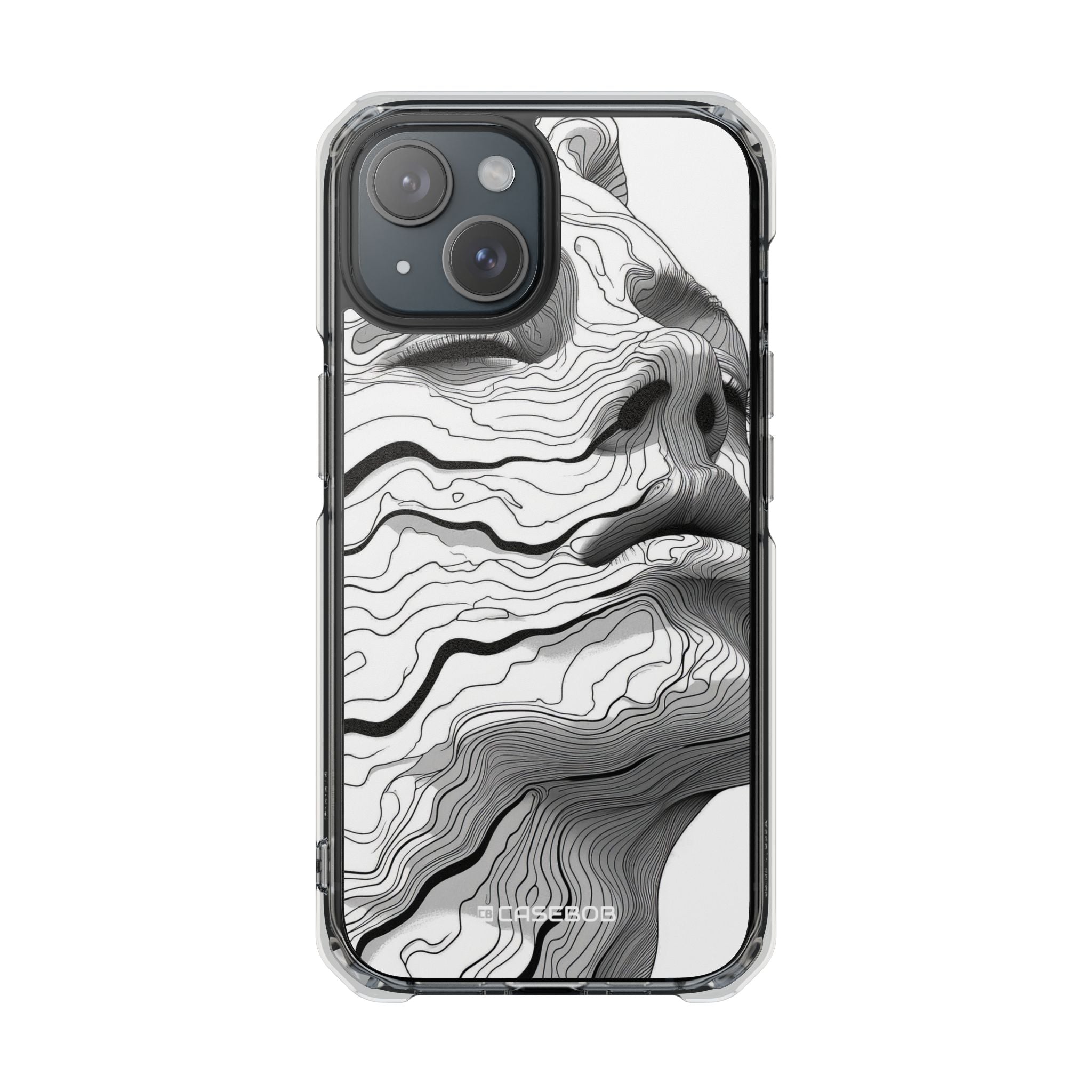 Topographic Serenity - Phone Case for iPhone