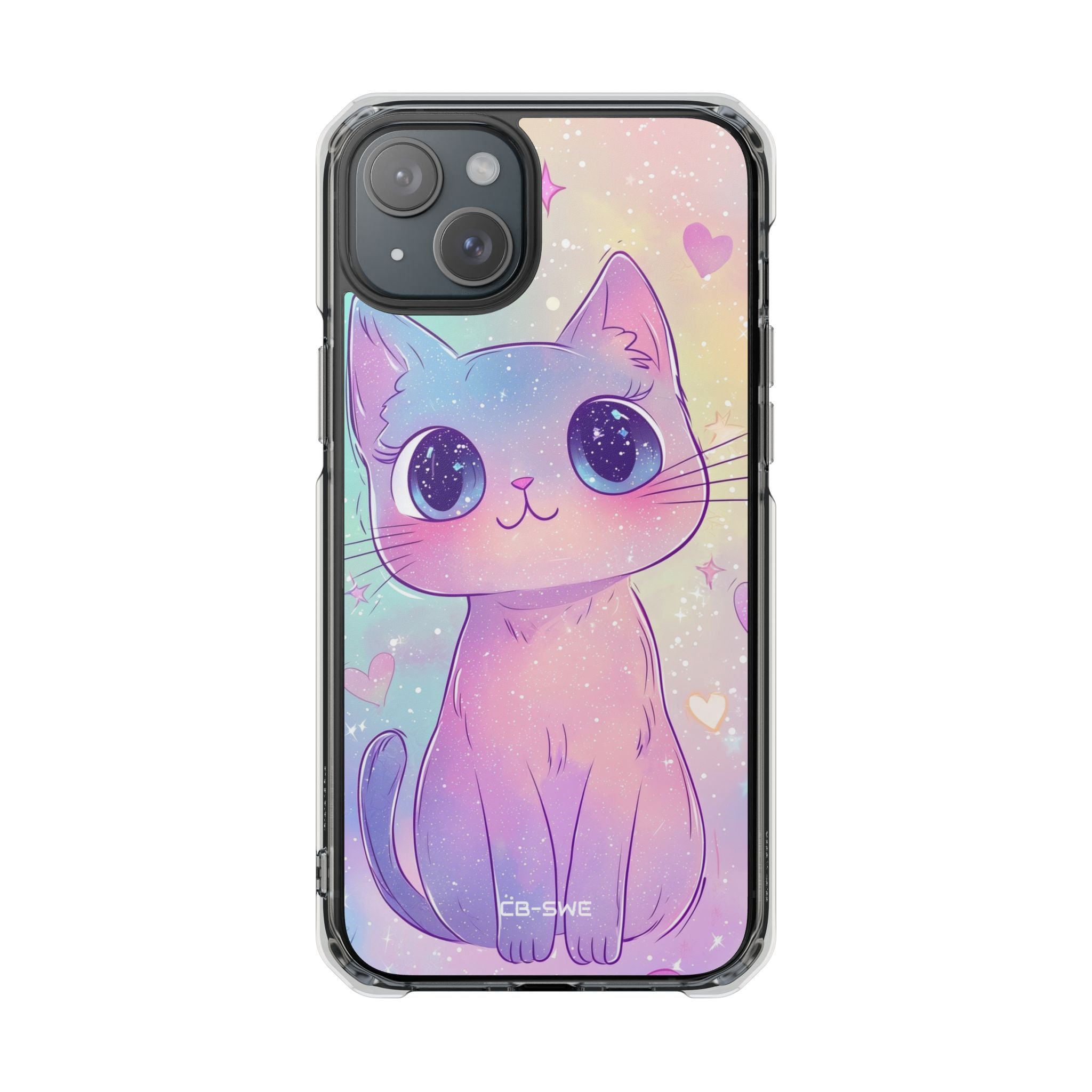 Sparkling Cat Smiles iPhone Case - Impact