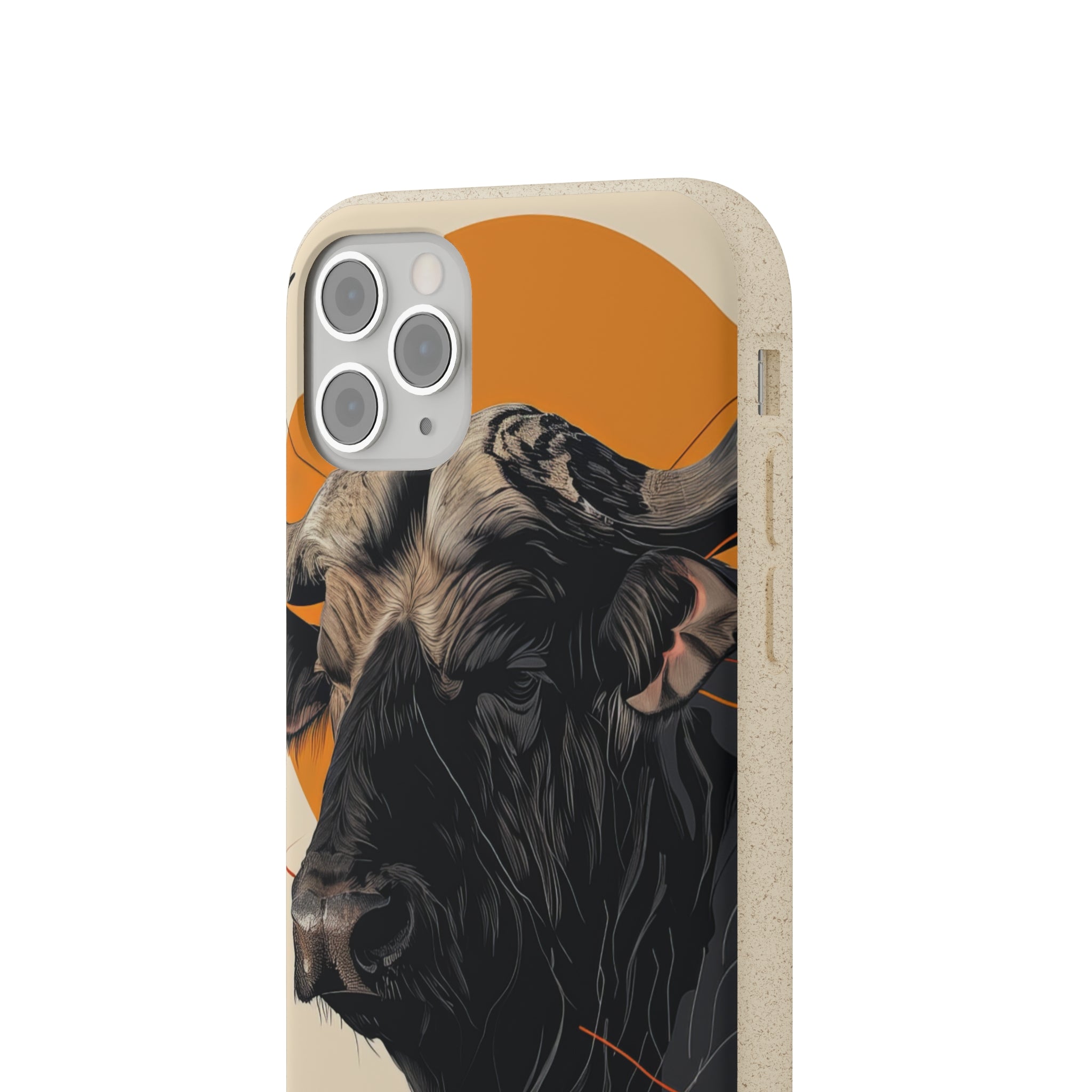 Majestic Buffalo Sun | Biodegradable Phone Case