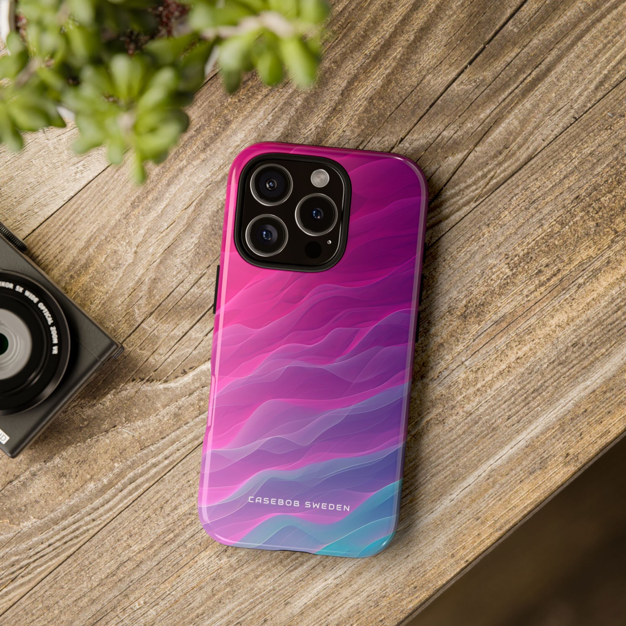 Gradient Oceanflow Waves iPhone 16 - Tough Phone Case