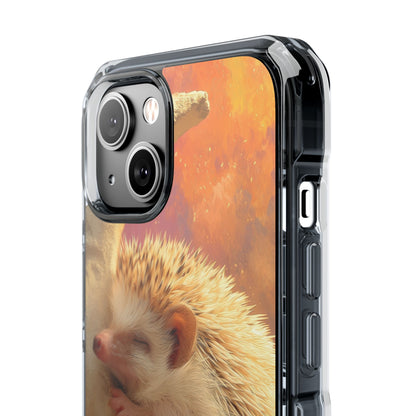 Hedgehog Rests Dreaming iPhone Case - Impact