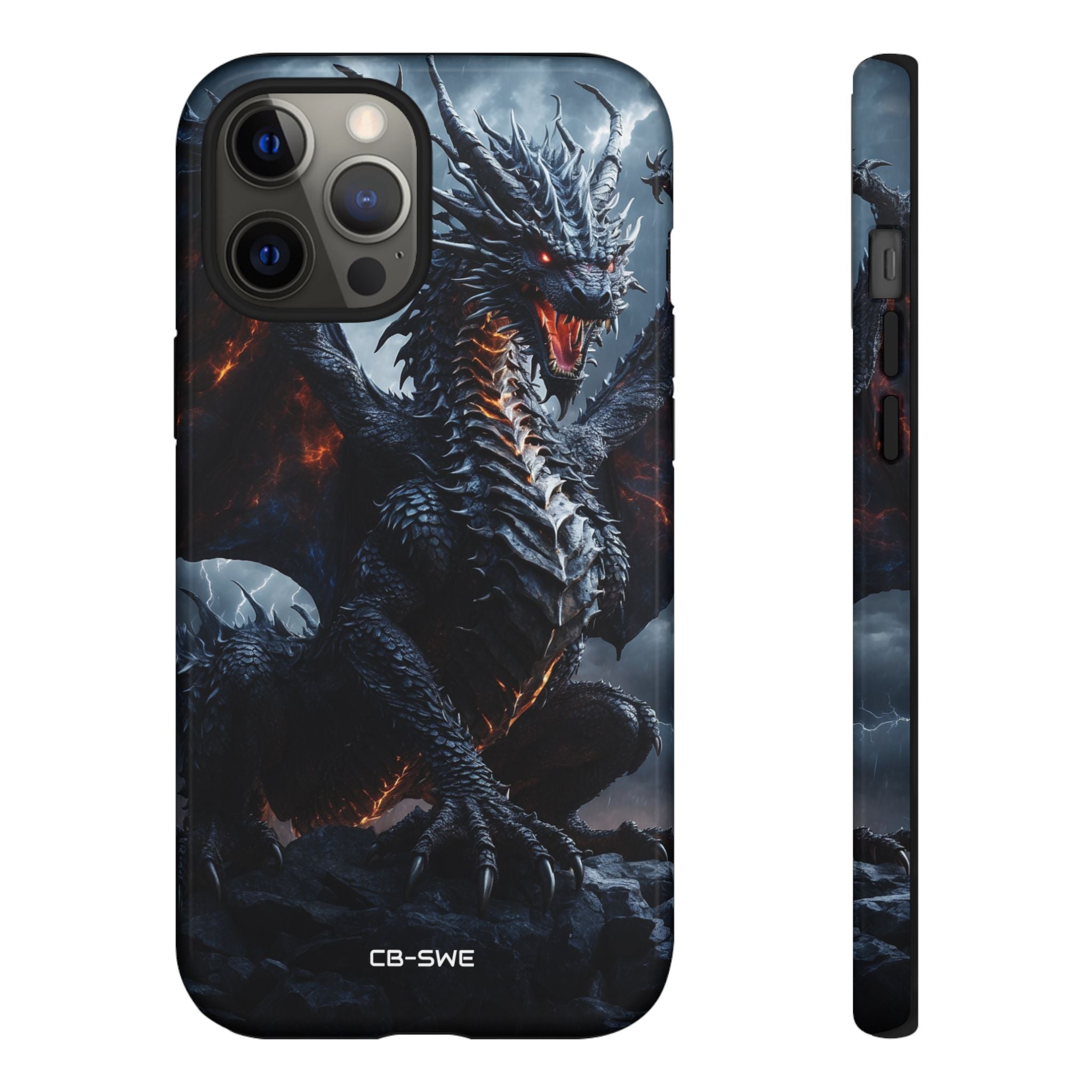 Fiery Wings Unleashed - iPhone Case