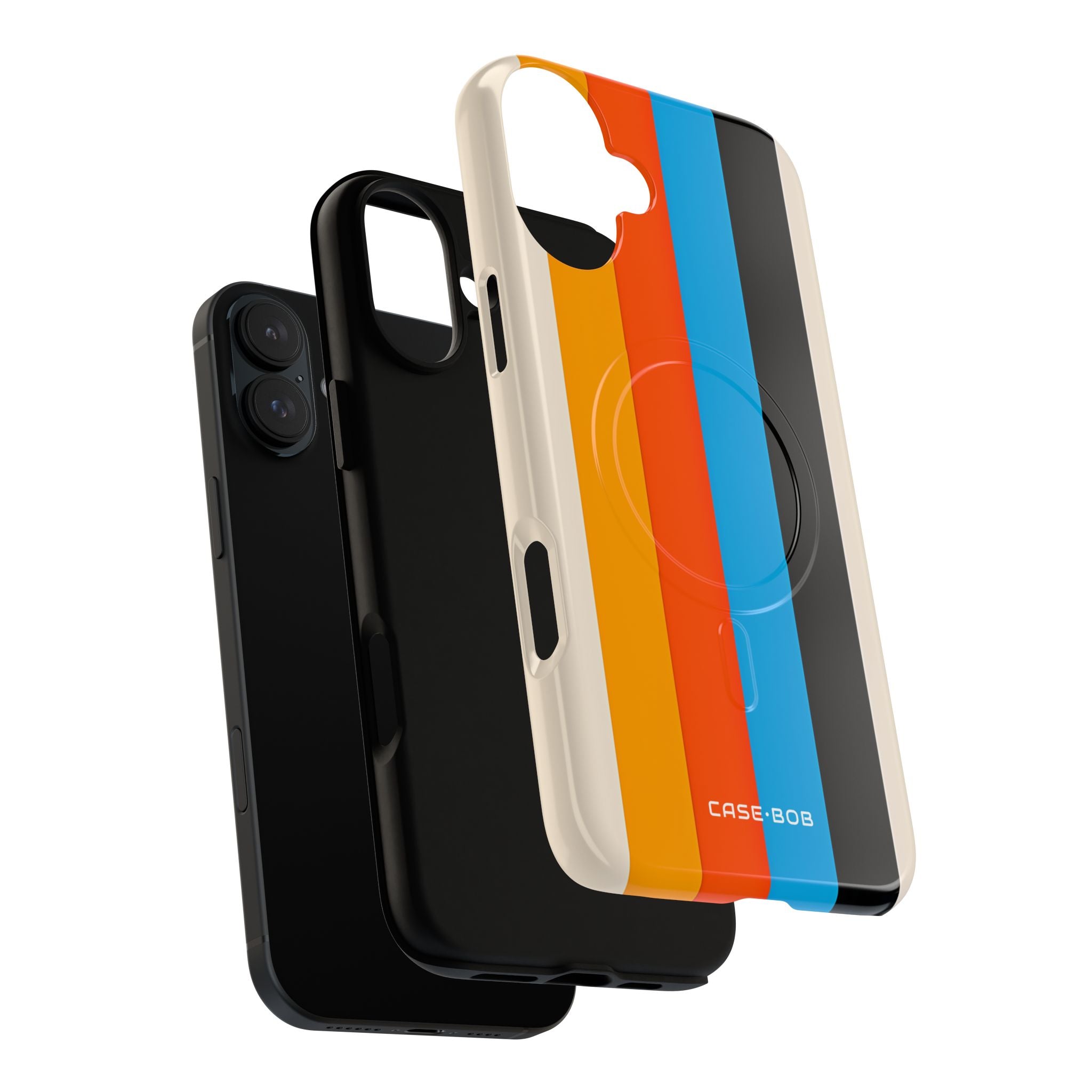 Vivid Stripe Harmony iPhone 16 Plus Case - Tough+
