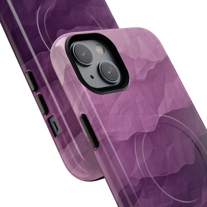 Purple Wave Layers iPhone 14 Plus Case - Tough+