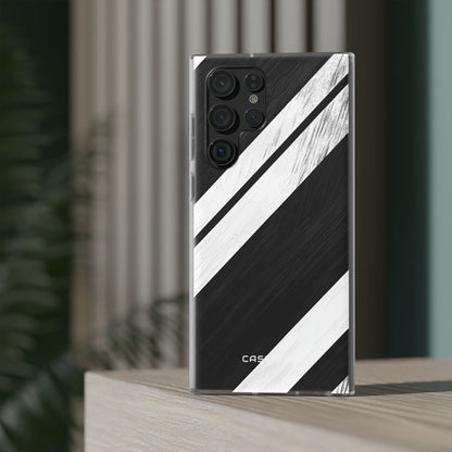 Distressed Stripe Motion Samsung S22 Ultra Case - Soft