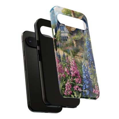 Cottage Surrounded Blossoms - Google Pixel Case