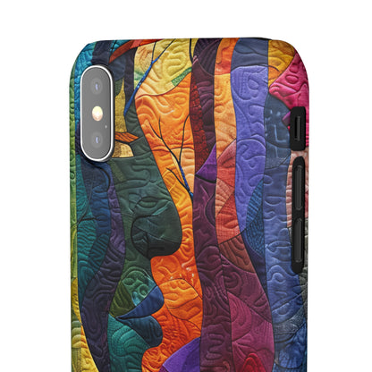 Interwoven Vibrance | Slim Phone Case for iPhone