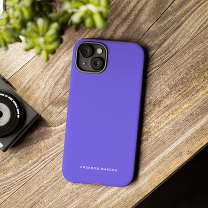 Medium Slate Blue iPhone 15 - Tough Phone Case