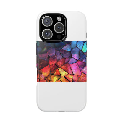 Crimson Shards iPhone 16 Pro Case - Tough