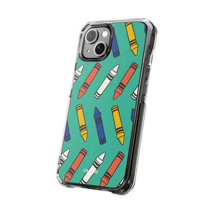 Crayons Dance Playfully iPhone Case - Impact