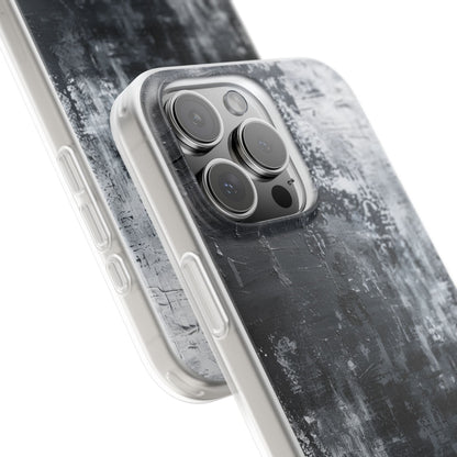 Textured Blackscape iPhone 16 Pro Max Case - Soft