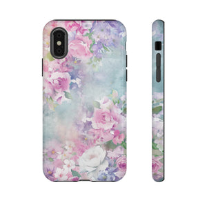 Floral Pastel Whisper - Protective Phone Case