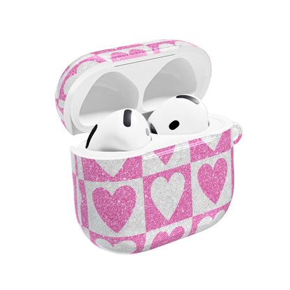 Glitter Heartgrid - AirPods Case
