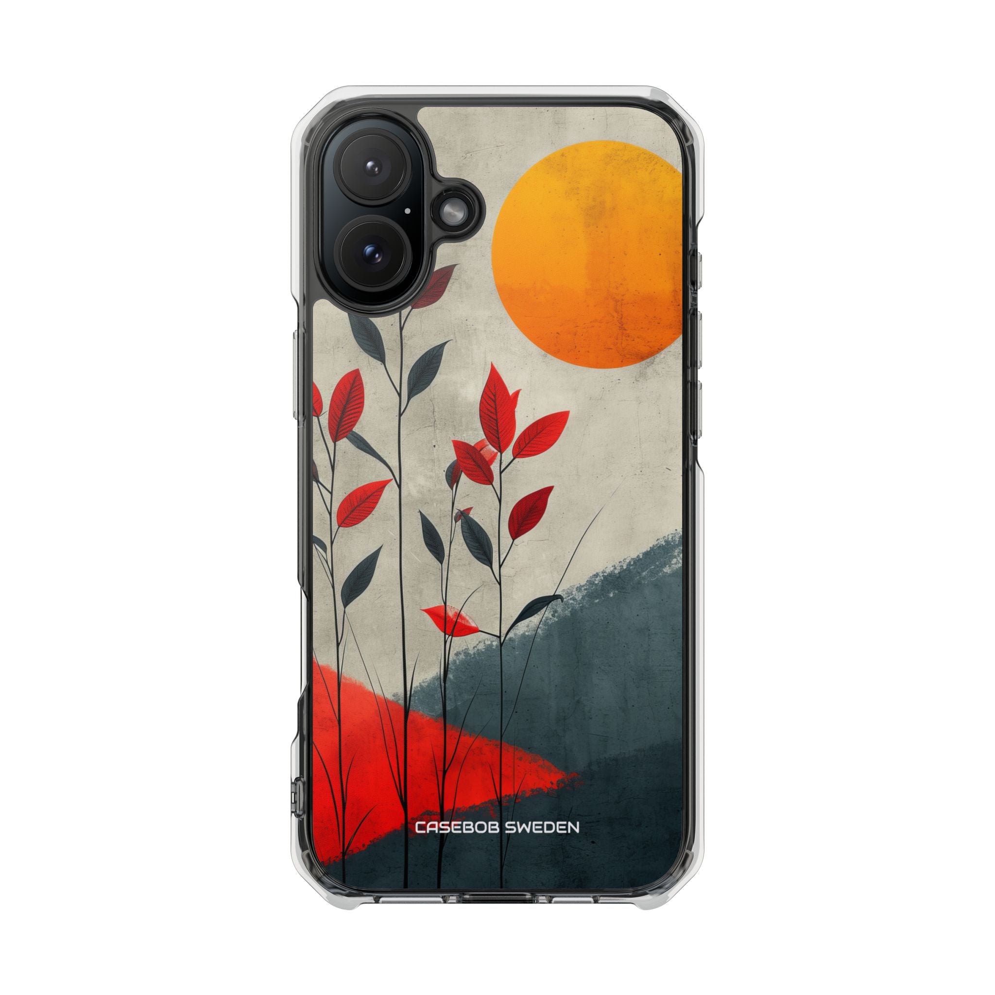 Gray Sunscape - Clear Impact iPhone 16 Phone Case