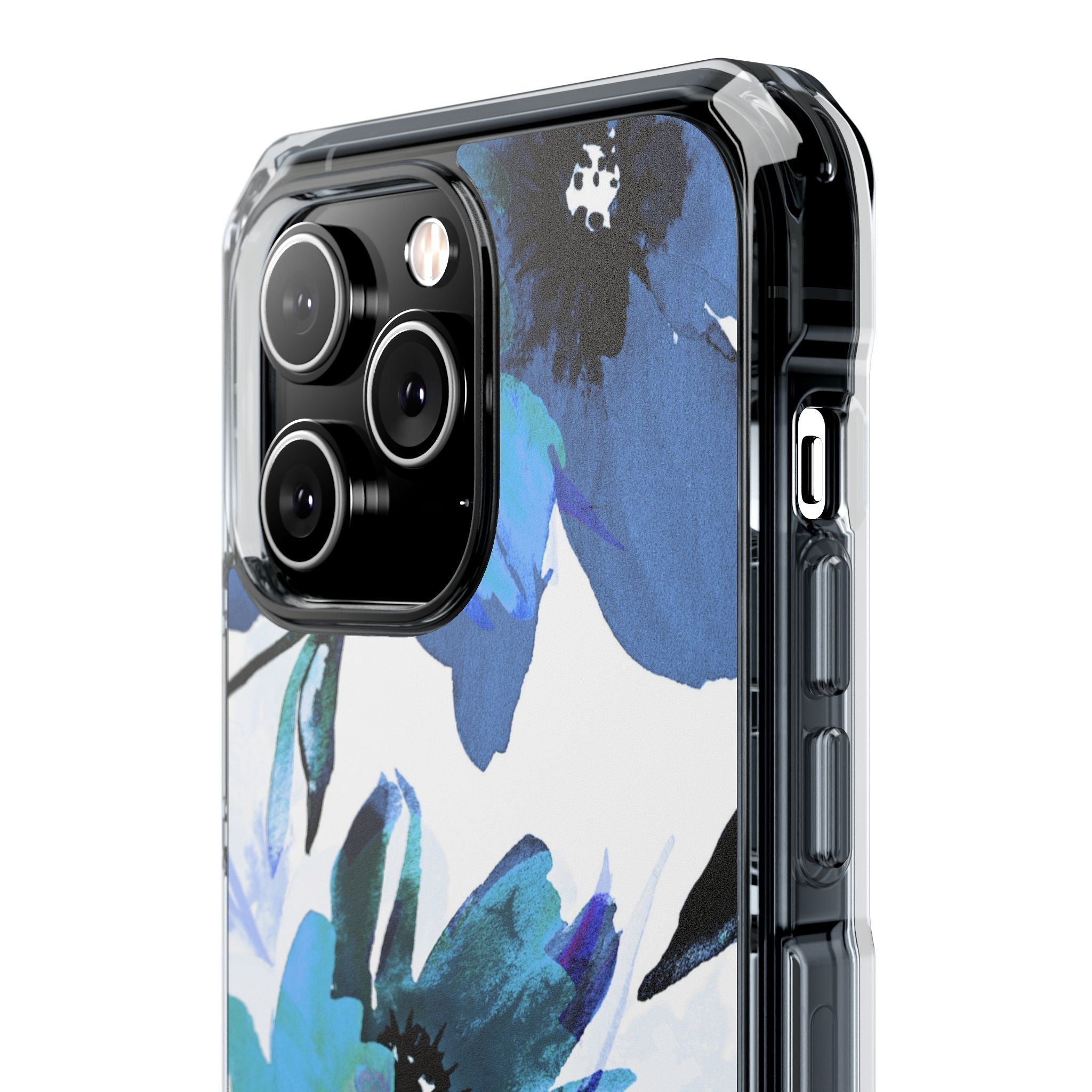 Blue Blossom Radiance iPhone 14 Pro Max Case - Impact