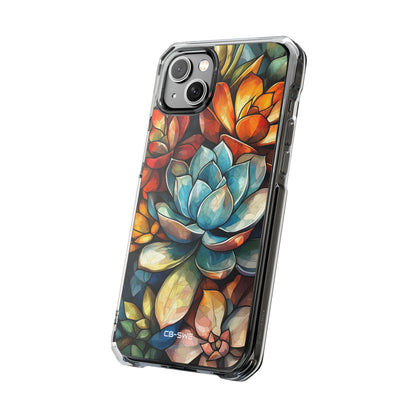 Vibrant Succulent Garden iPhone Case - Impact
