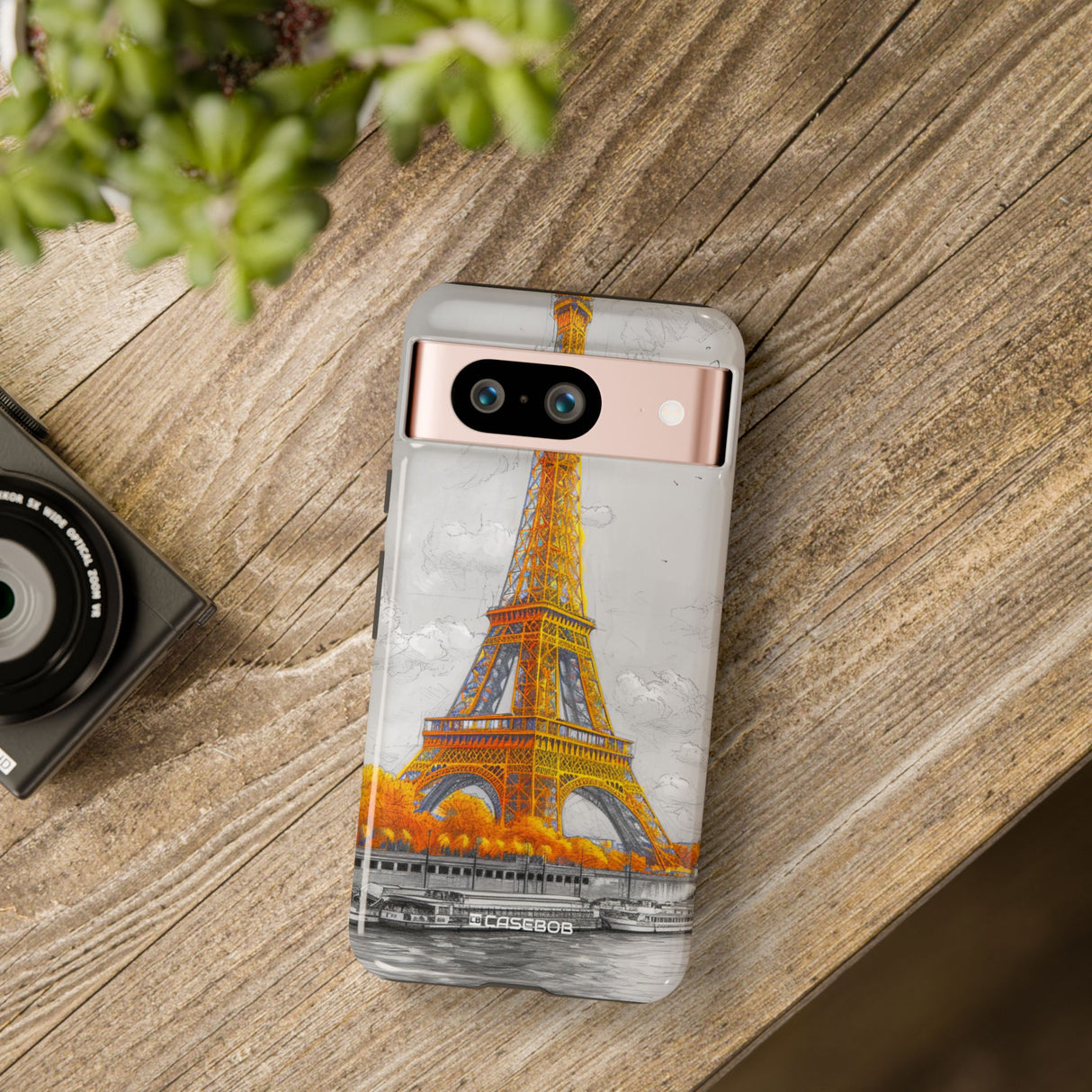 Autumnal Parisian Glow | Protective Phone Case for Google Pixel