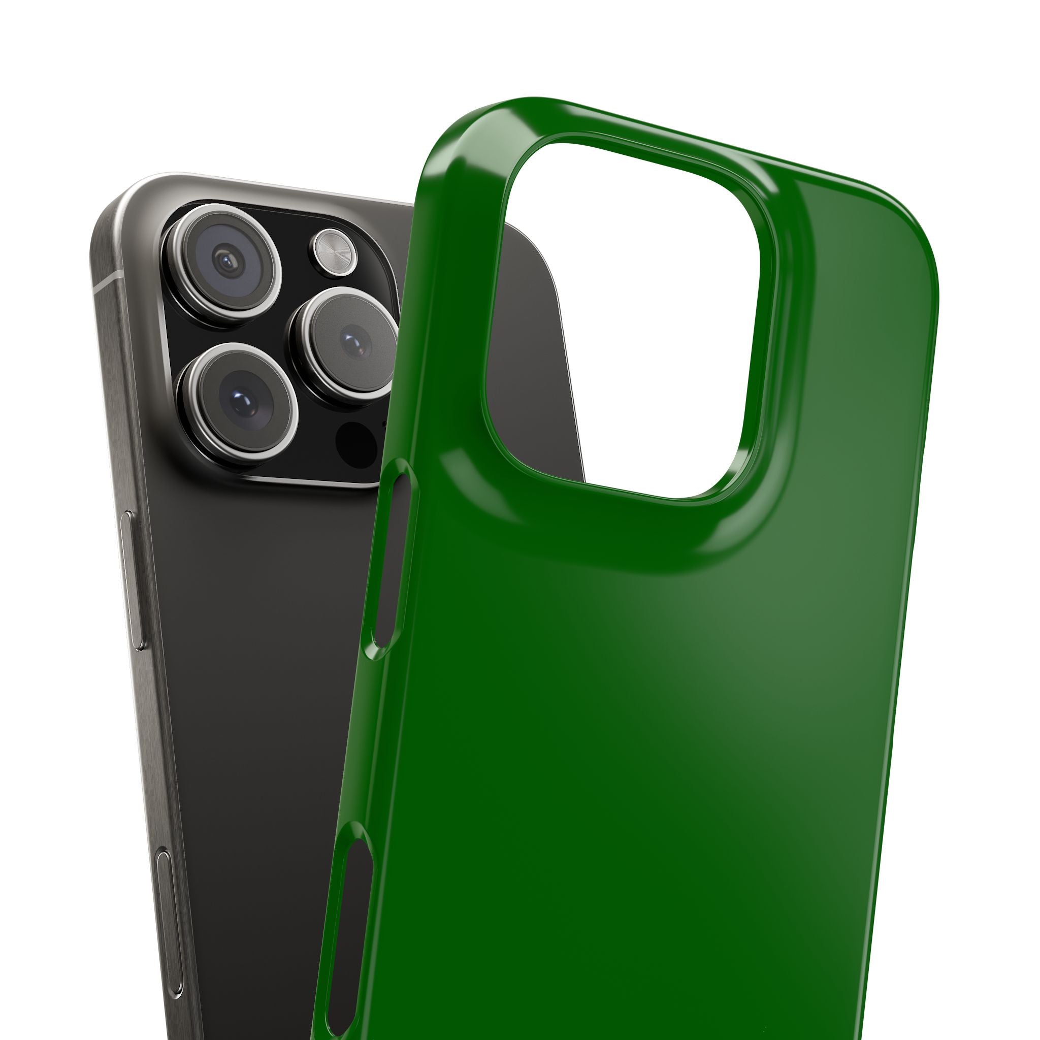 Dark Green iPhone 16 - Slim Phone Case