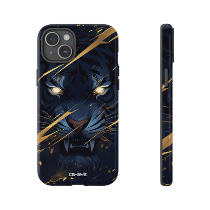 Tiger's Glowing Gaze - iPhone Case