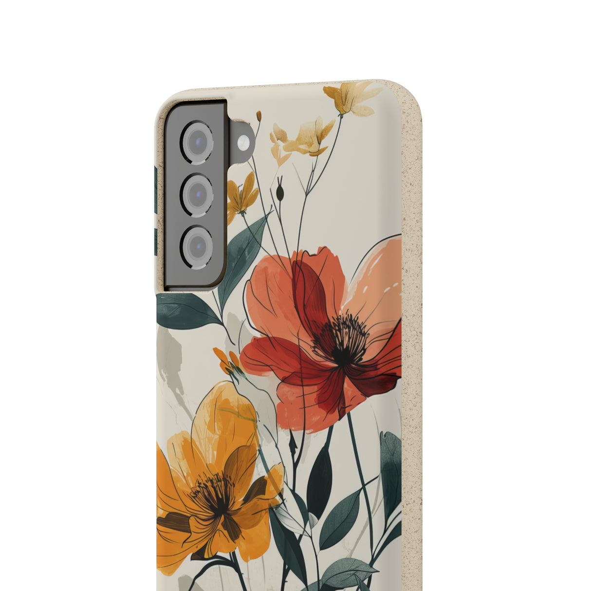 Serene Floral Harmony | Biodegradable Phone Case