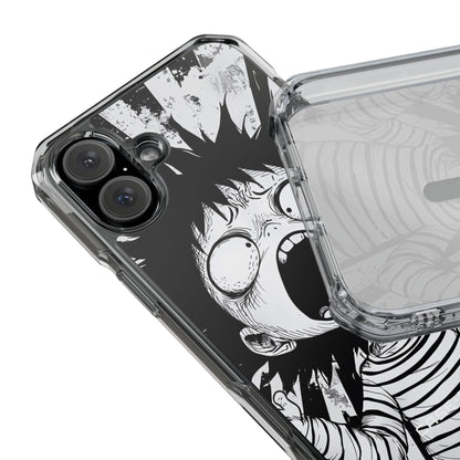 Screaming Stripes iPhone 16 Plus Case - Impact