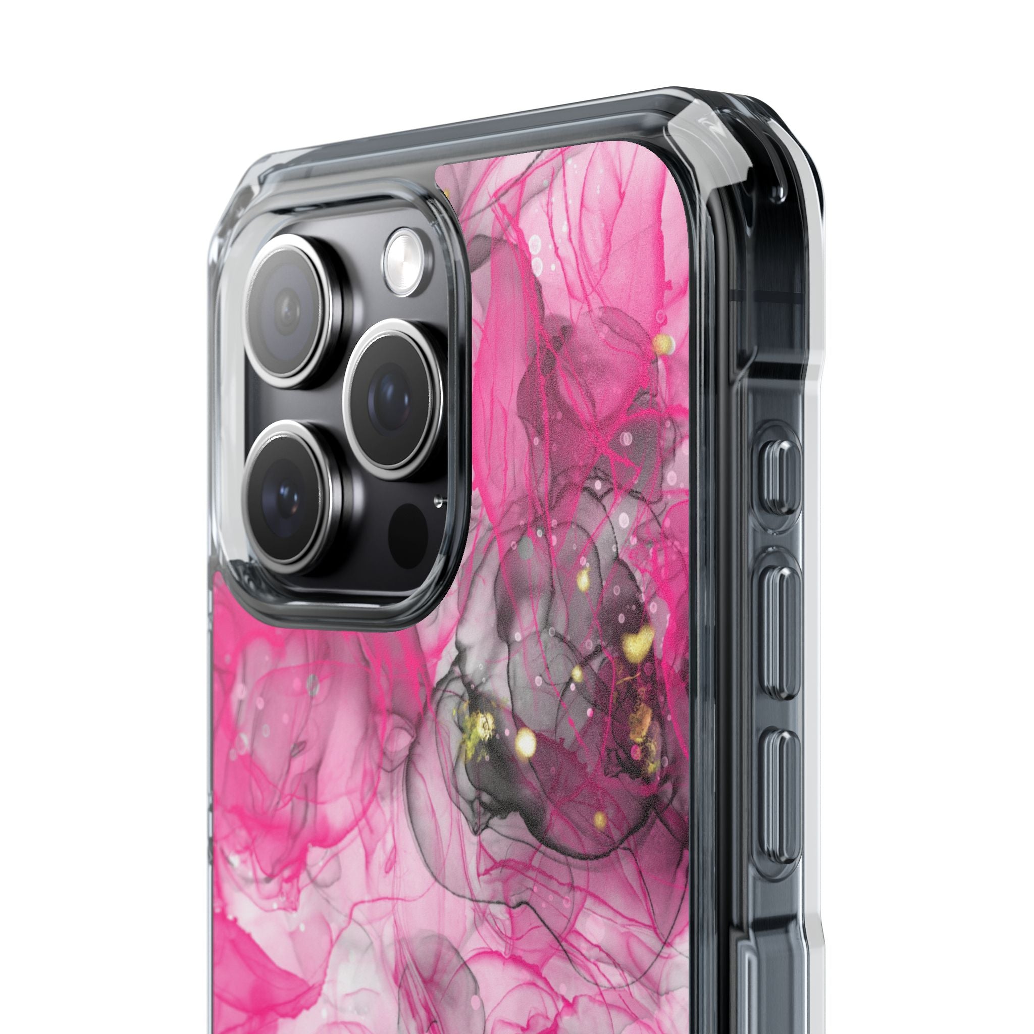 Vibrant Pink Swirls iPhone Case - Impact
