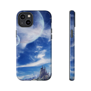 Landscape in fantasy planet 89 - Protective Phone Case