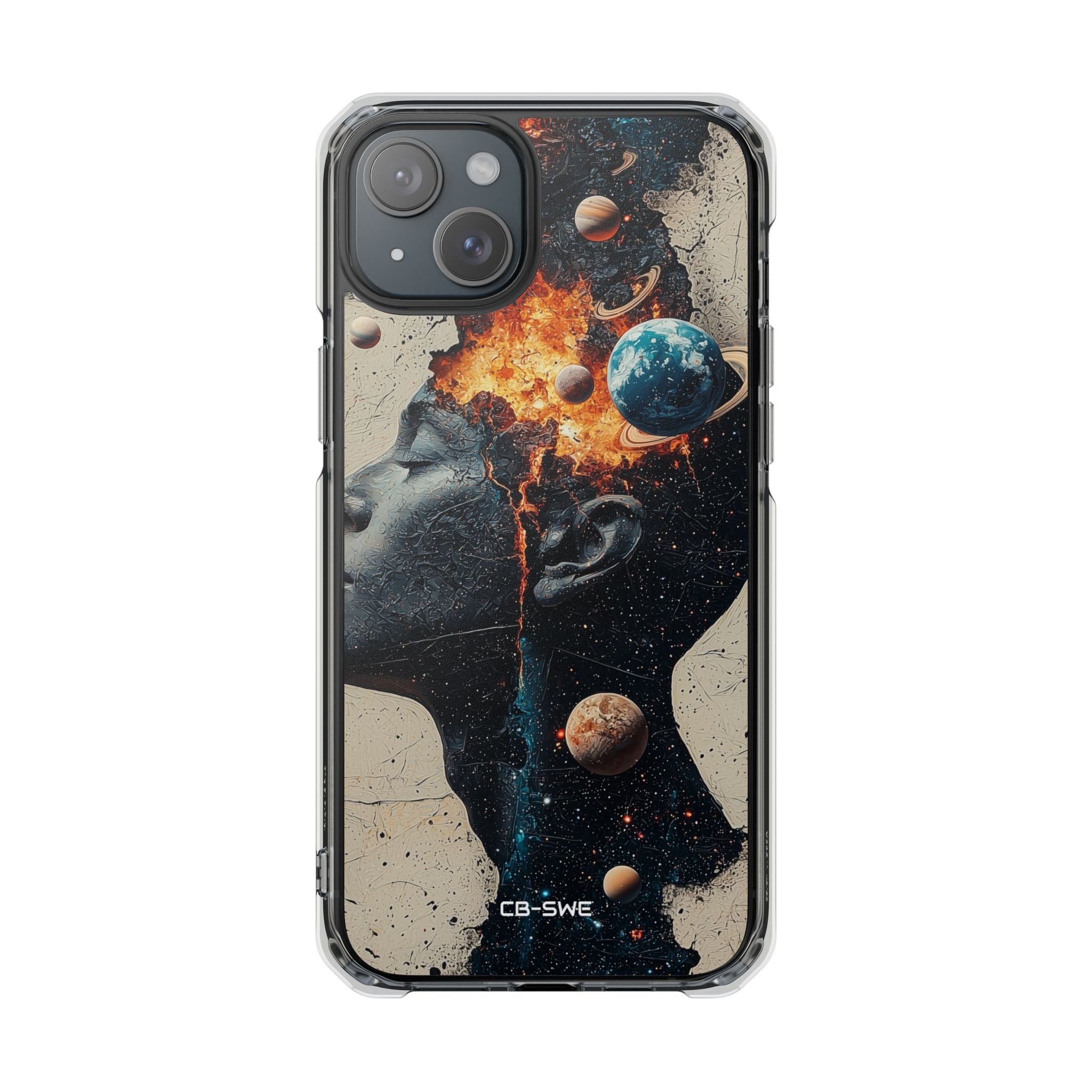 Cosmic Mind Erupts iPhone Case - Impact