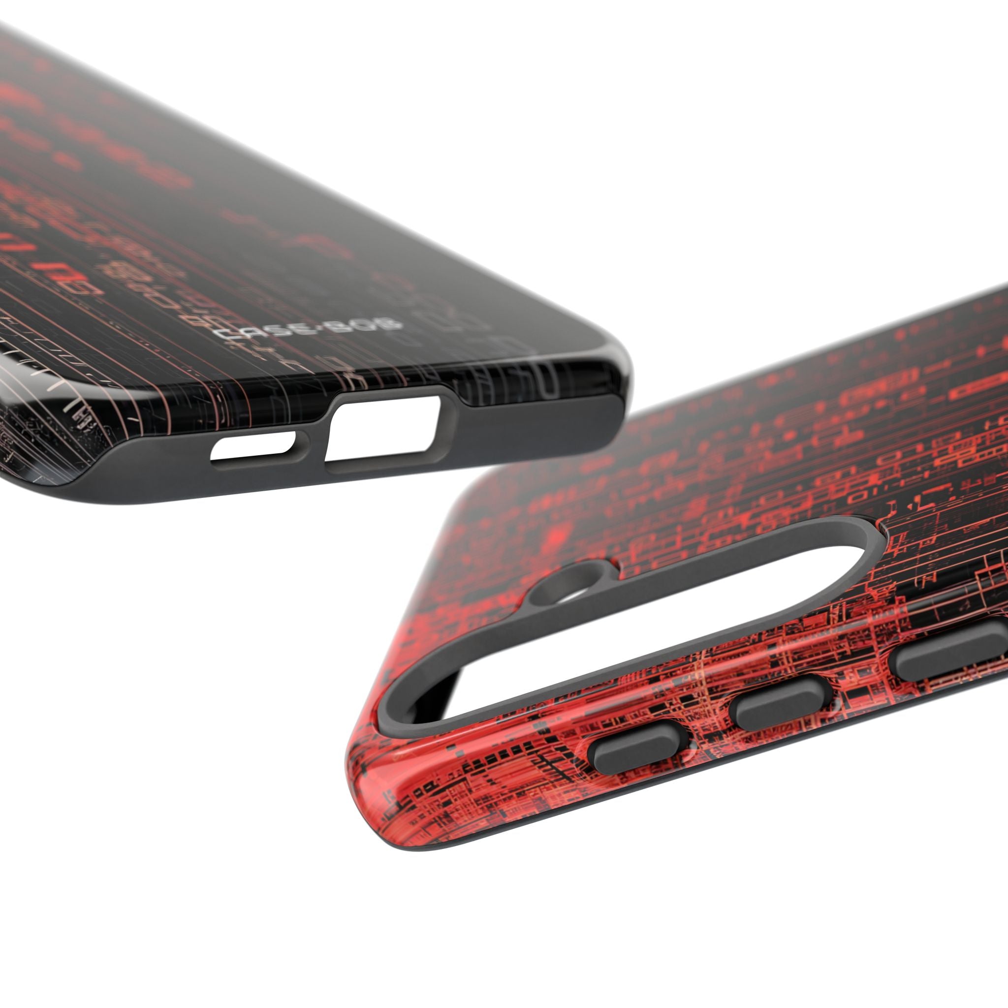 Crimson Glyphs Samsung S25 Plus Case - Tough