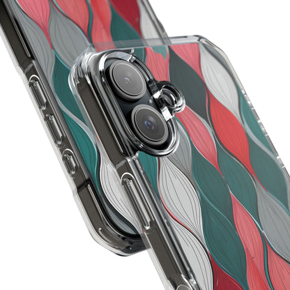 Leaf Cascade Teal iPhone 16 Case - Impact