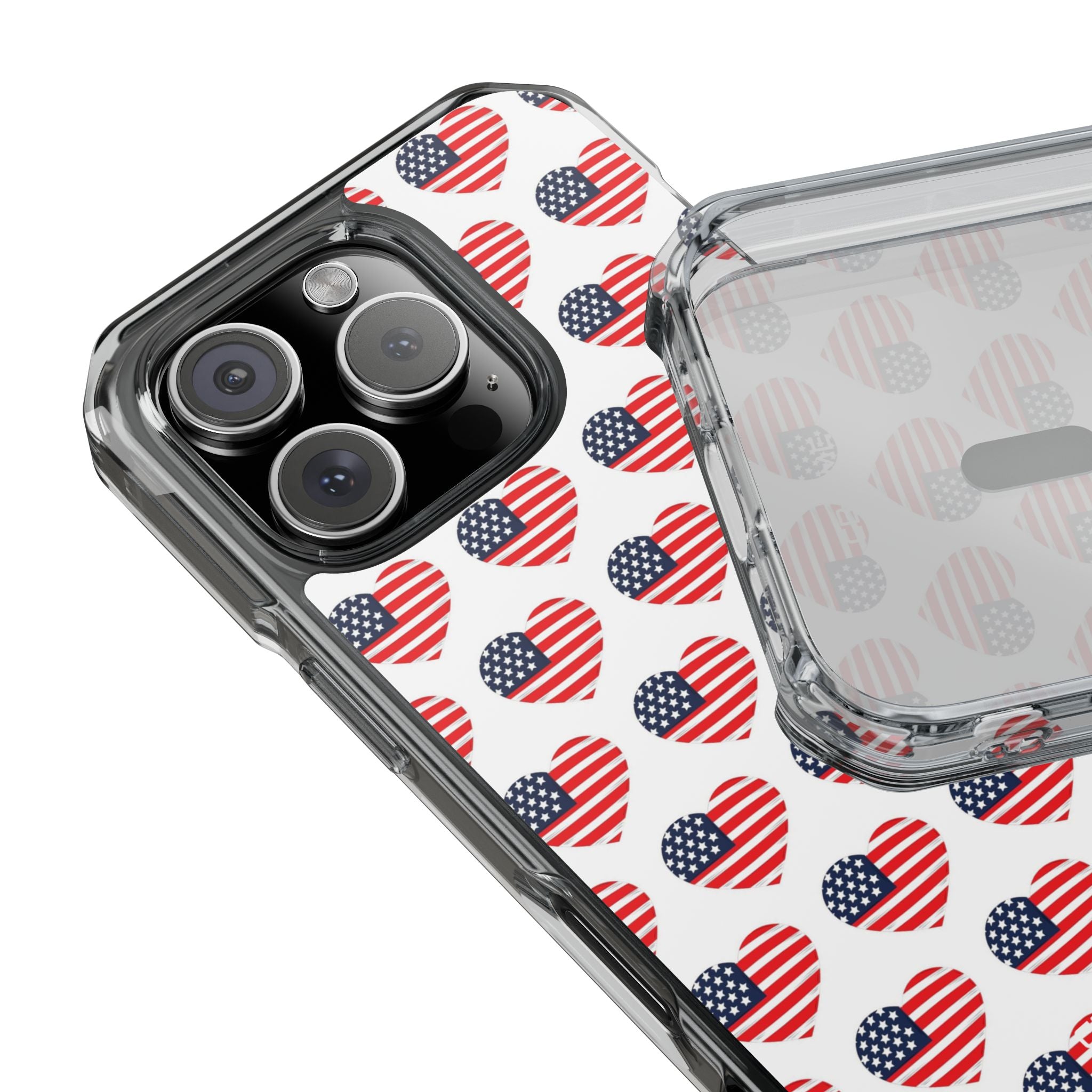 Hearts Embrace Freedom iPhone Case - Impact