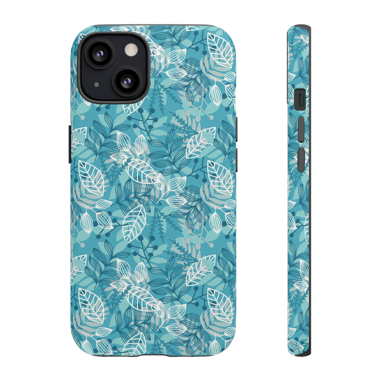 Spring Blue Leaf - Protective Phone Case