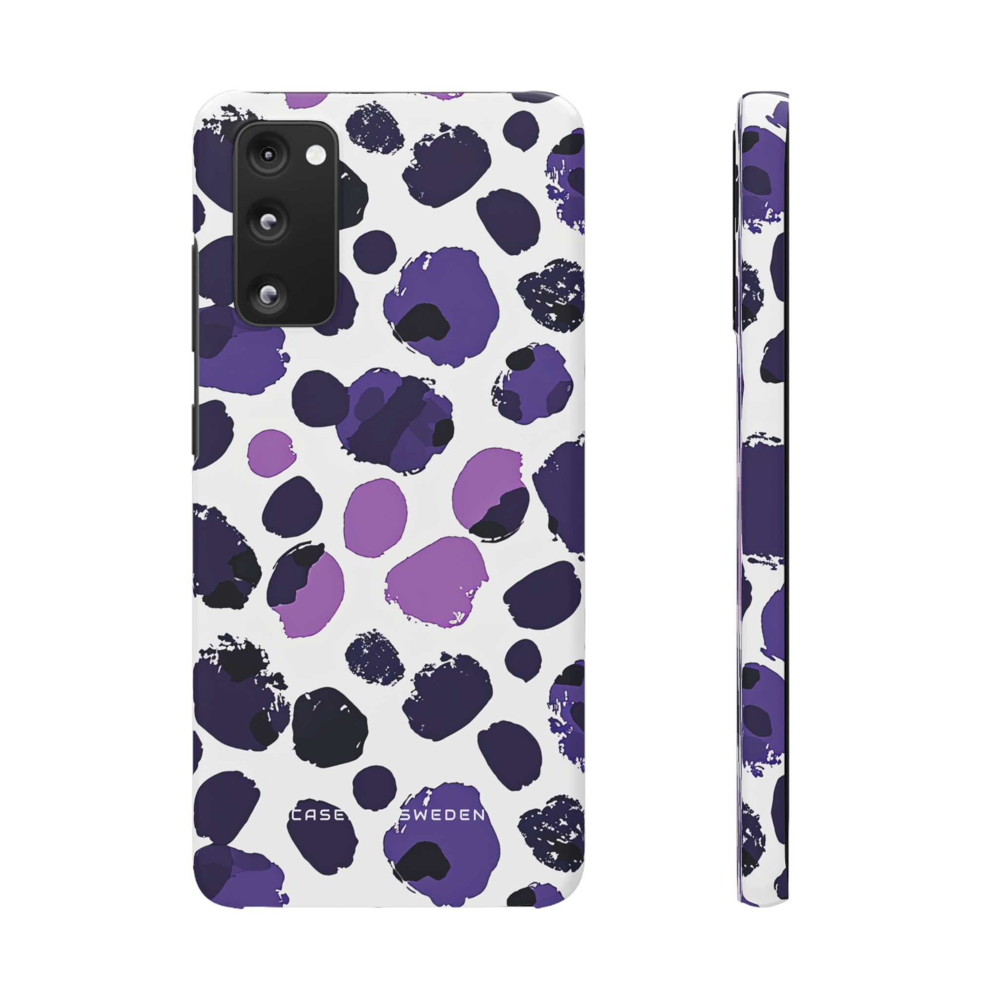 Purple Inkblots Samsung S20 - Slim Phone Case