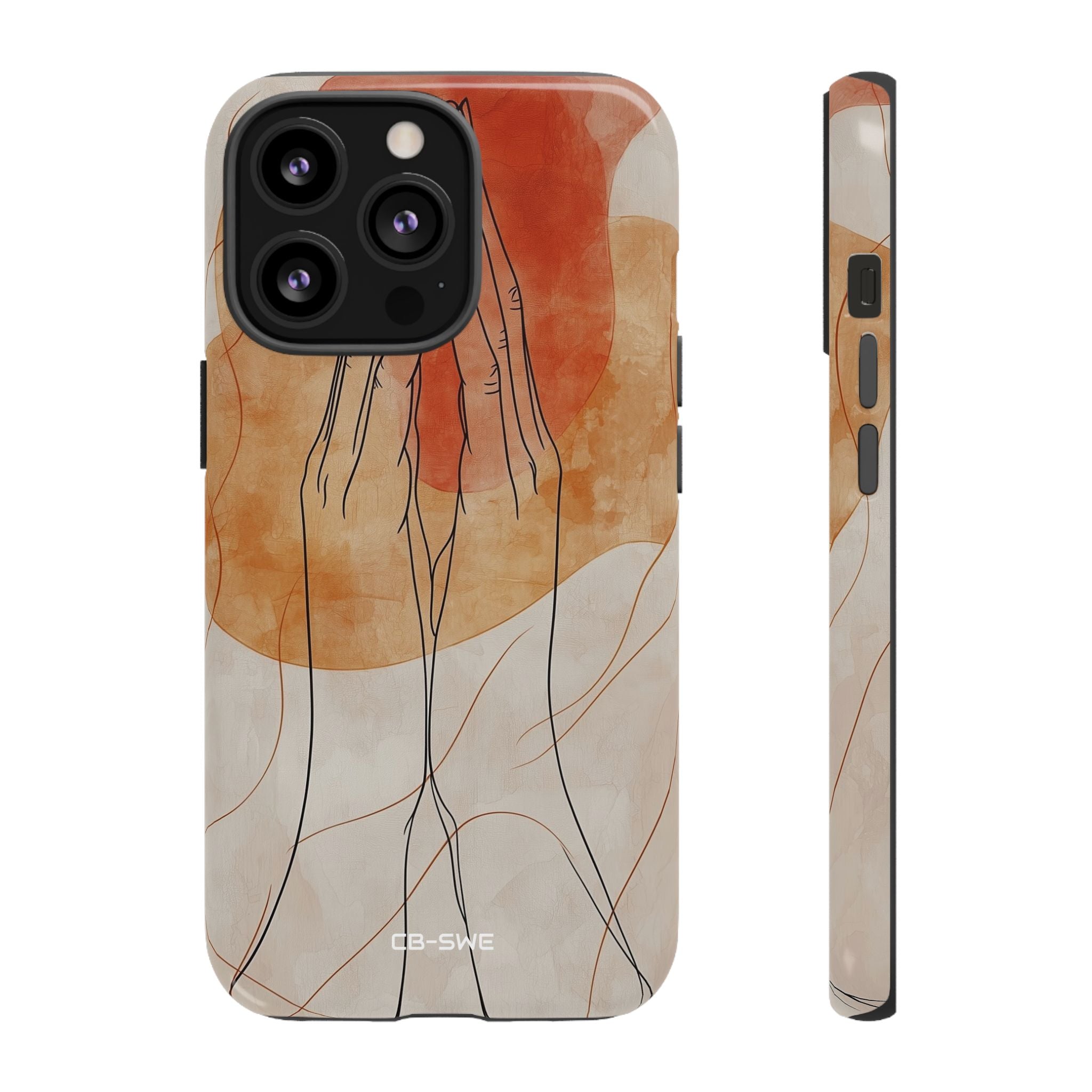 Hands Embrace Light - iPhone Case
