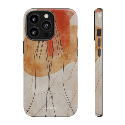 Hands Embrace Light - iPhone Case
