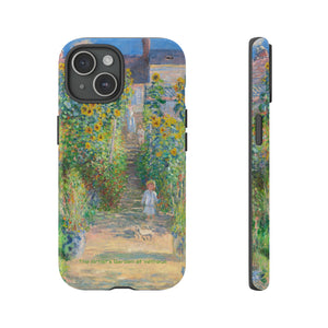 The Artist's Garden at Vétheuil - Protective Phone Case