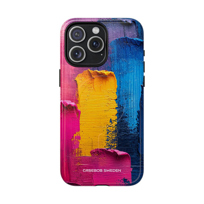 Bold Abstract Texture - Tough + MagSafe® iPhone 15 Phone Case