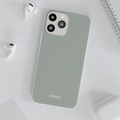 Aschgraue iPhone-Hülle – Flexi