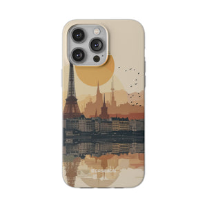 Parisian Sunset Serenity | Flexible Phone Case for iPhone